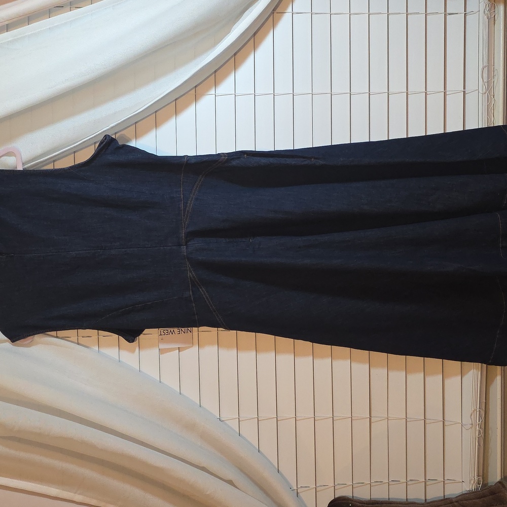 NINE WEST Navy Blue Sleeveless Dress - Picture 10 of 11